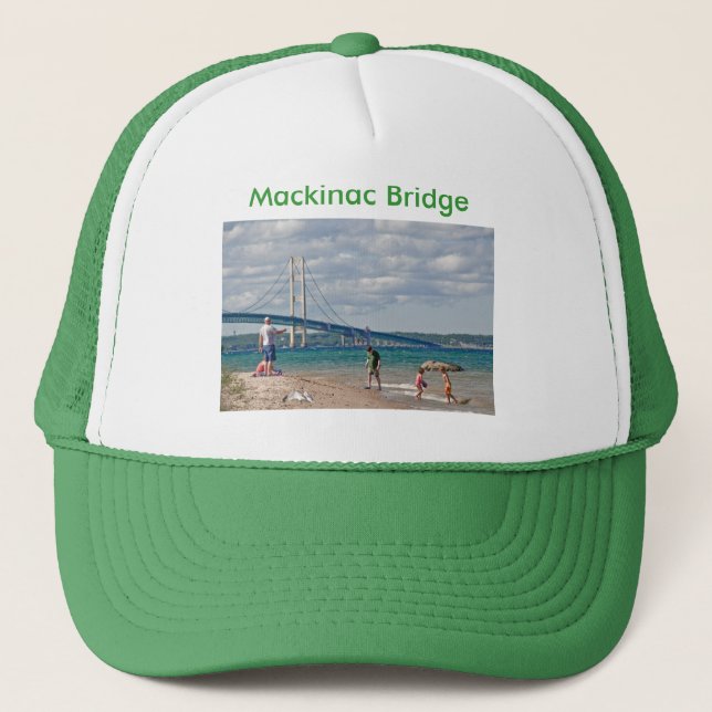 Gorra De Camionero Puente de Mackinac (Anverso)