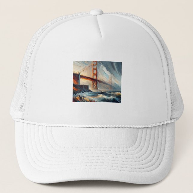 Gorra De Camionero Puente Golden Gate, (Anverso)