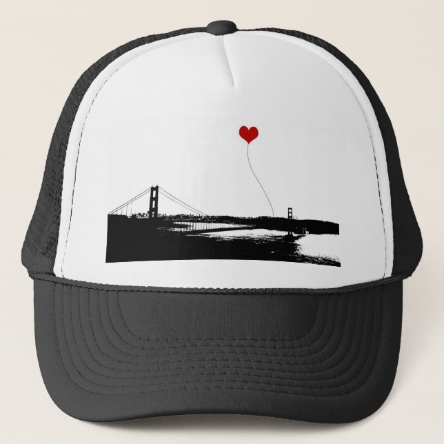 Gorra De Camionero Puente Golden Gate de San Francisco Lover (Anverso)