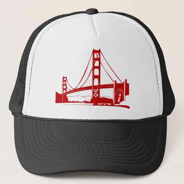 Gorra De Camionero Puente Golden Gate - San Francisco, CA (Anverso)