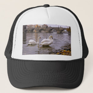 Gorra De Camionero Puente Swans y Charles en Praga