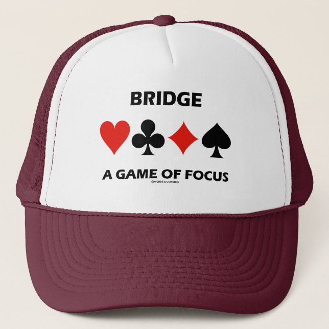 Gorra De Camionero Puente Un Juego De Foco Duplicar Humor De Puente (Anverso)