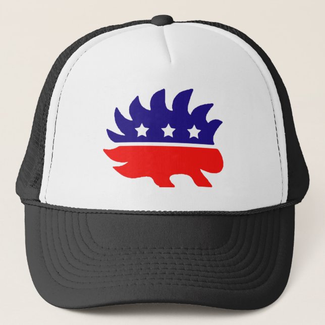 Gorra De Camionero Puerco espín de la libertad (Anverso)
