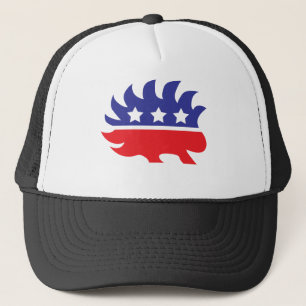 Gorra De Camionero puerco espín libertario