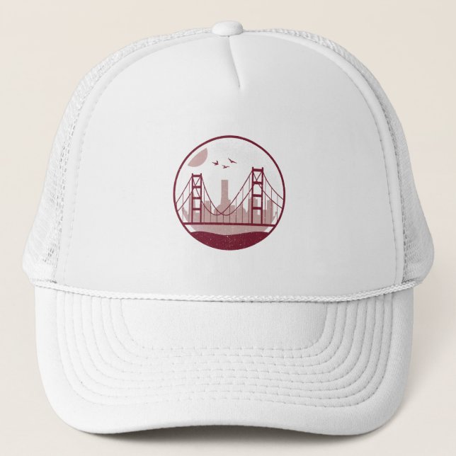 Gorra De Camionero Puerta Dorada (Anverso)