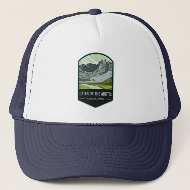 Gorra De Camionero Puertas Del Parque Nacional Del Ártico (Anverso)