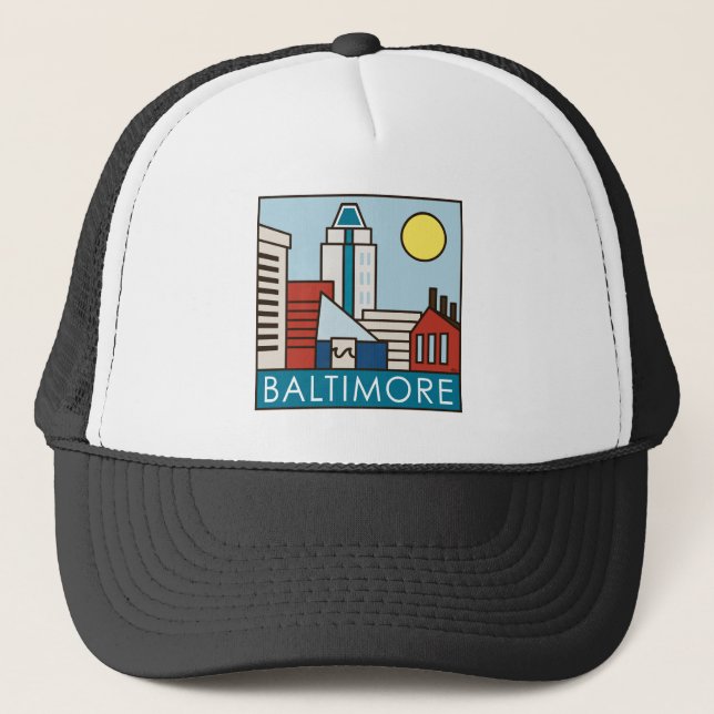 Gorra De Camionero Puerto interno de Baltimore (Anverso)