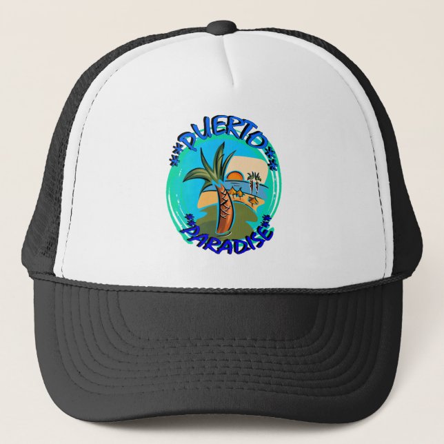 Gorra De Camionero Puerto Paraíso (Anverso)