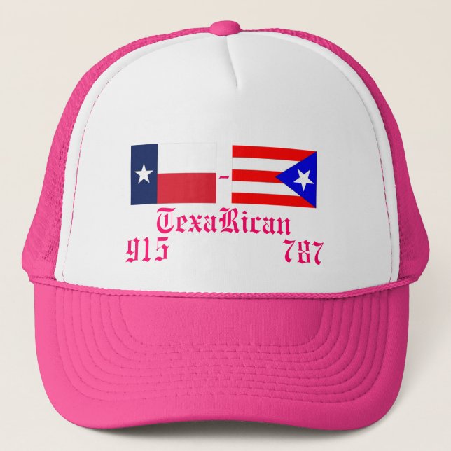 Gorra De Camionero puerto_rico_flag, TexasFlag, TexaRican, 915    … (Anverso)