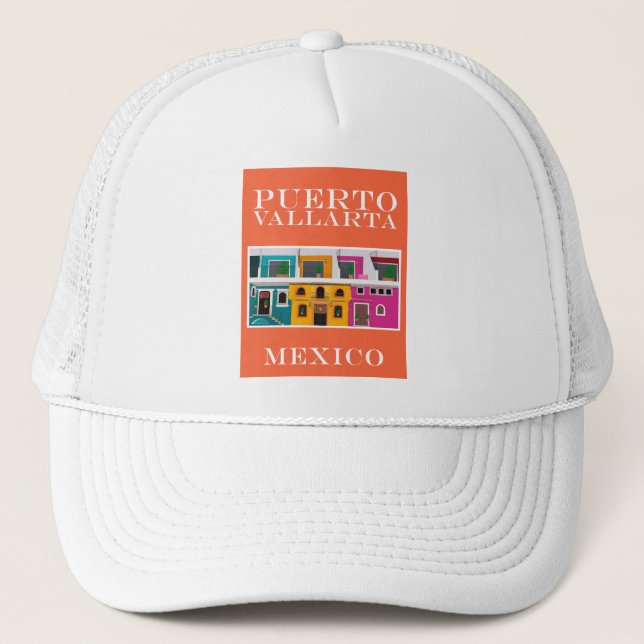 Gorra De Camionero Puerto Vallarta México (Anverso)