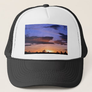 Gorra De Camionero Puesta de sol colorida de Shirley Taylor