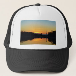 Gorra De Camionero Puesta de sol desde Capitol Hill.