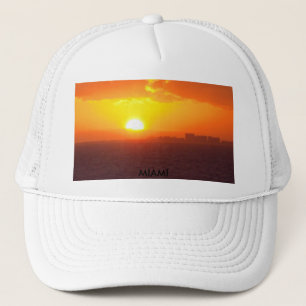 GORRA DE CAMIONERO PUESTA DEL SOL DE MIAMI