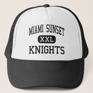Gorra De Camionero Puesta del sol de Miami - caballeros - alta -