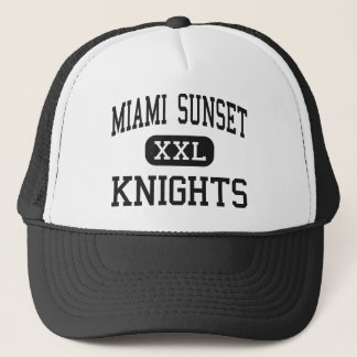 Gorra De Camionero Puesta del sol de Miami - caballeros - alta -