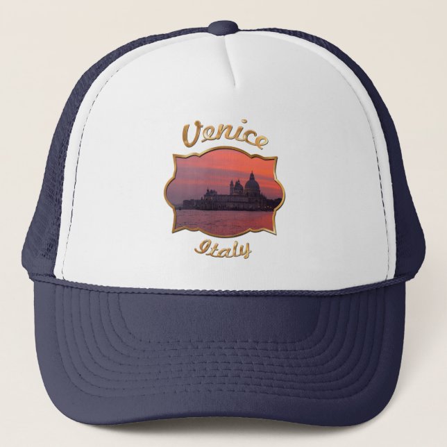 Gorra De Camionero Puesta del sol en Venecia (Anverso)