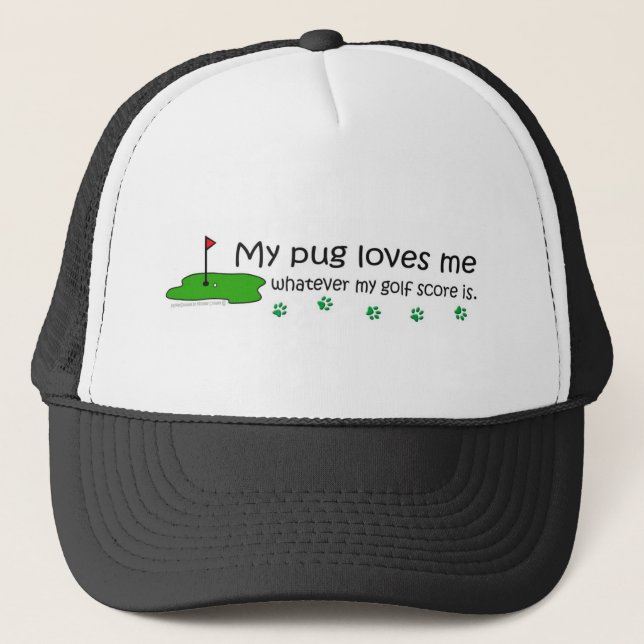 Gorra De Camionero Pug (Anverso)