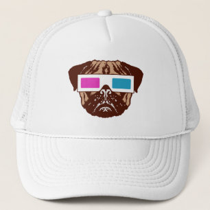 Gorra De Camionero Pug 3D