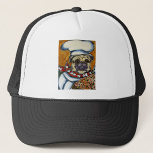 Gorra De Camionero Pug Chef