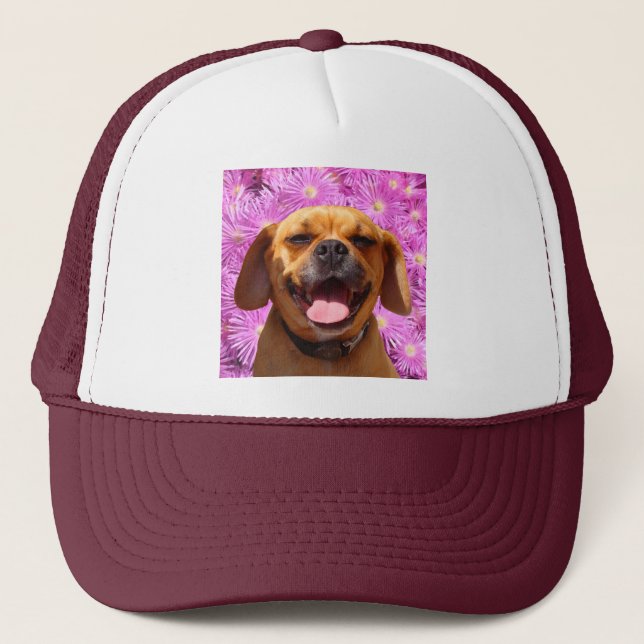 Gorra De Camionero Puggle lindo (Anverso)