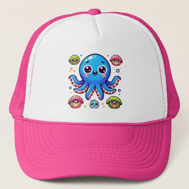 Gorra De Camionero Pulpito Azul (Anverso)
