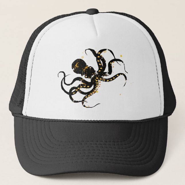 Gorra De Camionero Pulpo (Anverso)