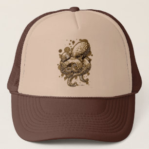 Gorra De Camionero pulpo anaranjado - sept