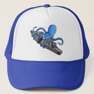 Gorra De Camionero Pulpo CONTRA buque de petróleo