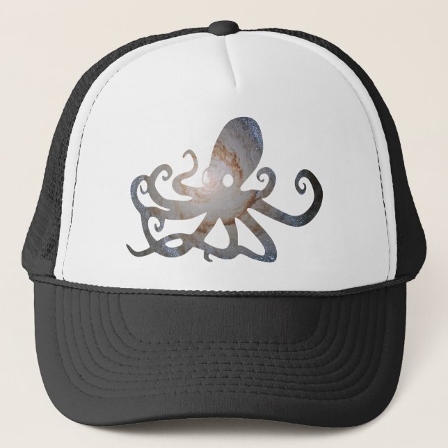 Gorra De Camionero Pulpo del espacio (Anverso)