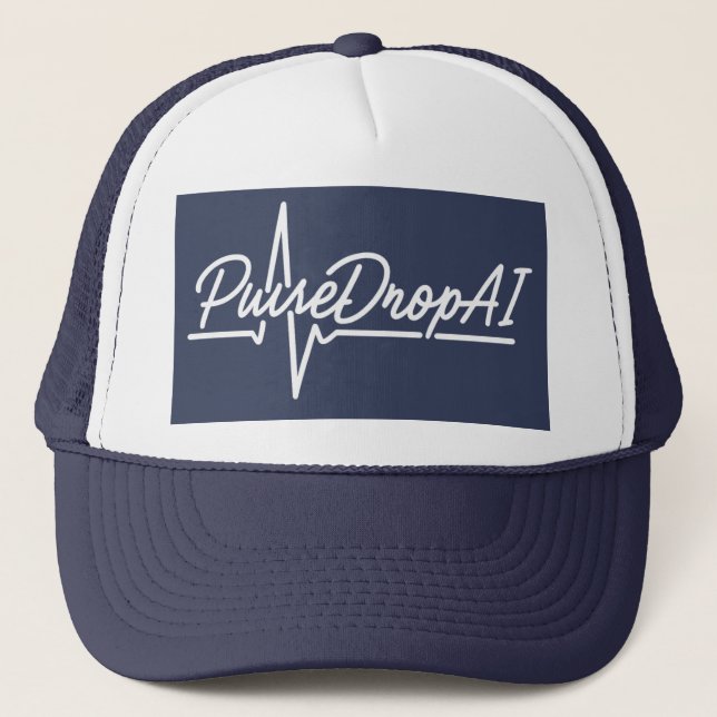 Gorra De Camionero PulseDropAI | Ropa Lo-Fi para Soñadores y Creadore (Anverso)