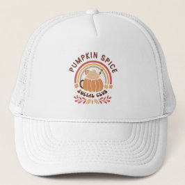 Gorra De Camionero Pumpkin Spice Social Club – Cute Fall PSL 