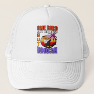 Gorra De Camionero Pun de pájaro trópico de pájaro volátil