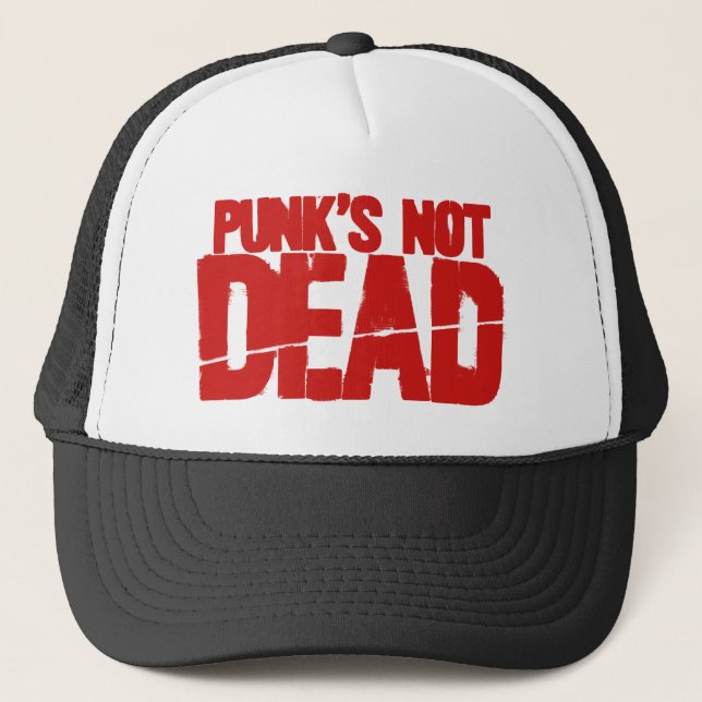 Gorra De Camionero Punks no absolutamente (Anverso)