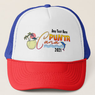 Gorra De Camionero Punta Cana Vacation Beach Personalizado de Matanza