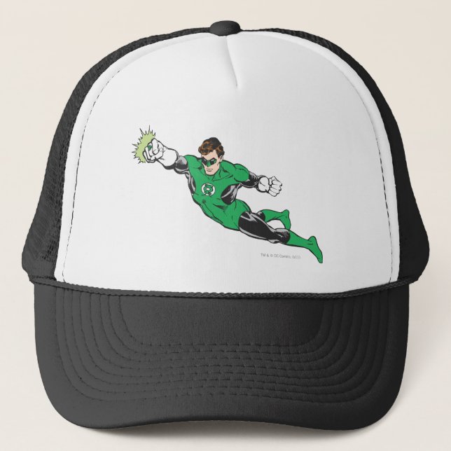 Gorra De Camionero Punteros de linterna verde (Anverso)
