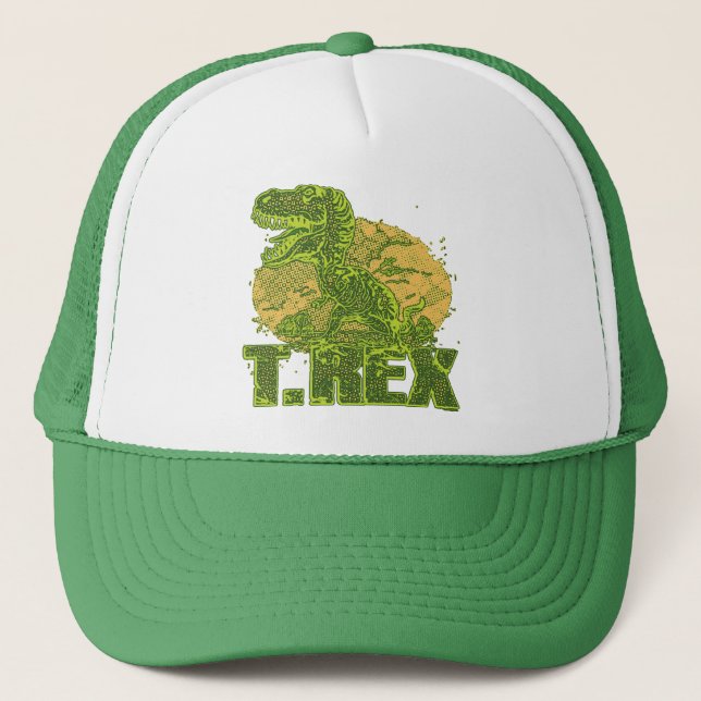 Gorra De Camionero Punto grande de T Rex (Anverso)