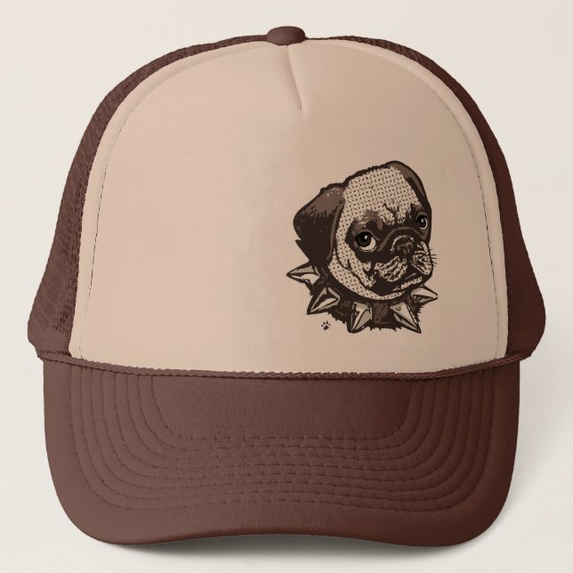 Gorra De Camionero Punto grande del barro amasado (Anverso)
