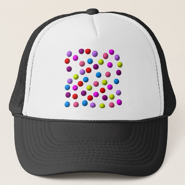 Gorra De Camionero Puntos divertidos (Anverso)