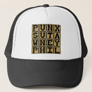 Gorra De Camionero Punxsutawney Phil, Criatura del Día de la Marmota