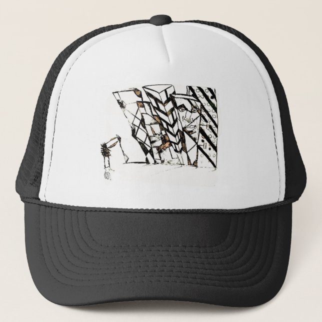 Gorra De Camionero punzada de codo (Anverso)