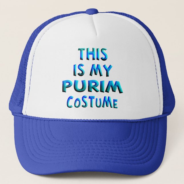Gorra De Camionero Purim Costume (Anverso)