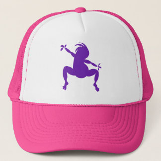 Gorra De Camionero Purple Dancing Kokopelli