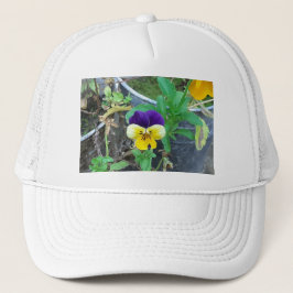 Gorra De Camionero Purple & Yellow Pansy