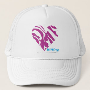 Gorra De Camionero Púrpura 2 de la cebra