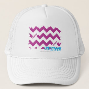 Gorra De Camionero Púrpura 3 del zigzag