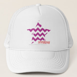 Gorra De Camionero Púrpura 4 del zigzag