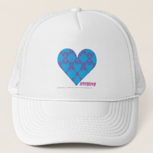 Gorra De Camionero Púrpura-Aguamarina 3 del damasco