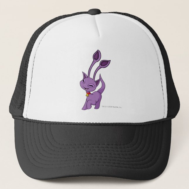 Gorra De Camionero Púrpura de Aisha (Anverso)