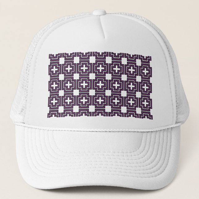 Gorra De Camionero Púrpura de C&S (Anverso)