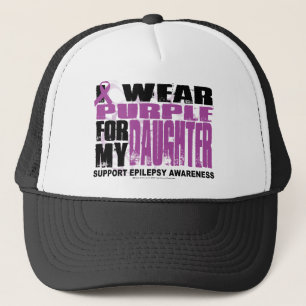 Gorra De Camionero Púrpura de la epilepsia para la hija